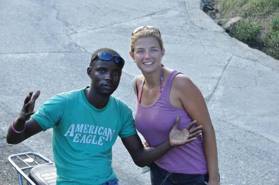 Nosso motorista entre Labadee e Cap-Haitien, no norte do Haiti